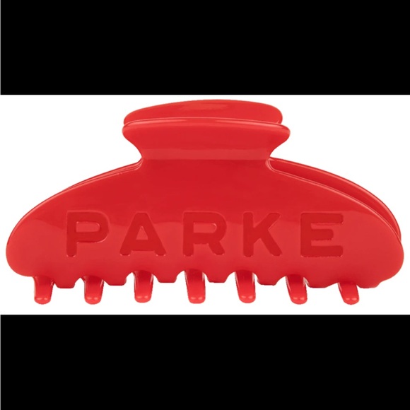 Parke Claw Clip Crimson Red NWT - Picture 9 of 9